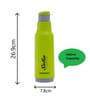 Varmora Sofia| Plastic Insulated Water Bottle| FDA Approved BPA-Free | Hot & Cold Compatible | 600ml- Green