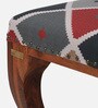 Varnaka Sheesham Wood Foot Stool In Honey Oak Finish