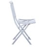 Varner Metal Outdoor Table Set with 2 Chairs in White Colour