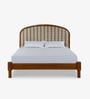 Varnika Queen Size Bed In New Teak Dark Finish