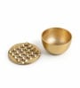 Gold Aluminium Varnio Gold Small Ash Tray