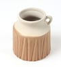 (1Pc) Brown Ceramic Decorative Vase For Living Room Decor
