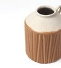 (1Pc) Brown Ceramic Vase For Table Decor