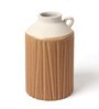 (1Pc) Brown Ceramic Flower Pot For Living Room Decor