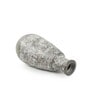 (1Pc) White & Brown Terracotta Decorative Vase For Home Decor