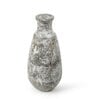 (1Pc) White & Brown Terracotta Decorative Vase For Home Decor