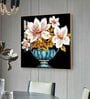 Vase of Vibrance Glass Finish Square Wall Art
