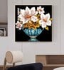 Vase of Vibrance Glass Finish Square Wall Art