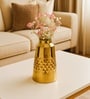 Golden Metal Flower Holder