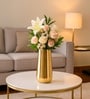 Golden Metal Flower Holder