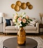 Golden Metal Flower Holder
