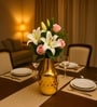 Golden Metal Flower Holder