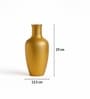 Golden Metal Flower Vase
