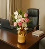 Golden Metal Flower Holder