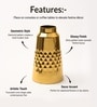 Golden Metal Flower Holder