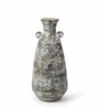 (1Pc) White & Olive Terracotta Decorative Vase For Room Decor Aesthetic