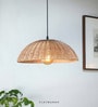 Vassa : Unique handmade Woven Hanging Pendant Light, Natural/Cane Pendant Light