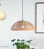 Vassa : Unique handmade Woven Hanging Pendant Light, Natural/Cane Pendant Light