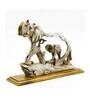 Vastu Elephant White & Pink Polyresin Figurine