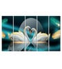 Vastu Swan Love Multicolour MDF Art Panels
