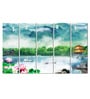 Vastu Swan Love Multicolour MDF Art Panels