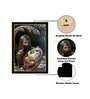 Vasudev Carrying Krishna Texture Paper Framed Art Print