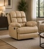 Vatican Leatherette Electric 1 Seater Recliner With USB Port In Sandstone Beige Colour Vatican Leatherette Electric 1 Seater Recliner With USB Port In Sandstone Beige Colour