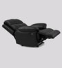 Vatican Leatherette Electric 1 Seater Recliner With USB Port In Charcoal Black Colour