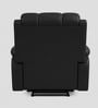 Vatican Leatherette Electric 1 Seater Recliner With USB Port In Charcoal Black Colour