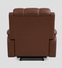 Vatican Leatherette Electric 1 Seater Recliner With USB Port In Chestnut Brown Colour
