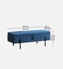 Vault Fabric Benches In Blue Colour