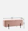 Vault Fabric Benches In Pink Colour