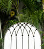 Black Valuted Crosslight Wall Mirror