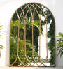 Black Valuted Crosslight Wall Mirror