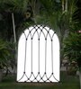 Black Valuted Crosslight Wall Mirror