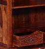 Vayaka Sheesham Wood Book Shelf In Honey Oak Finish
