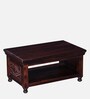 Vayaka Sheesham Wood Coffee Table In Provincial Teak Finish