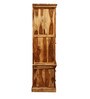 Vayaka Sheesham Wood 2 Door Wardrobe in Rustic Teak Finish