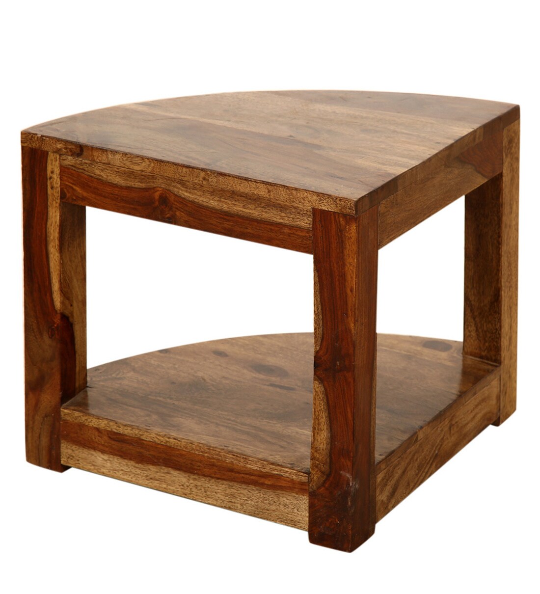 Buy Vega Coffee Table With Stools In Honey Finish By Trendsbee Online