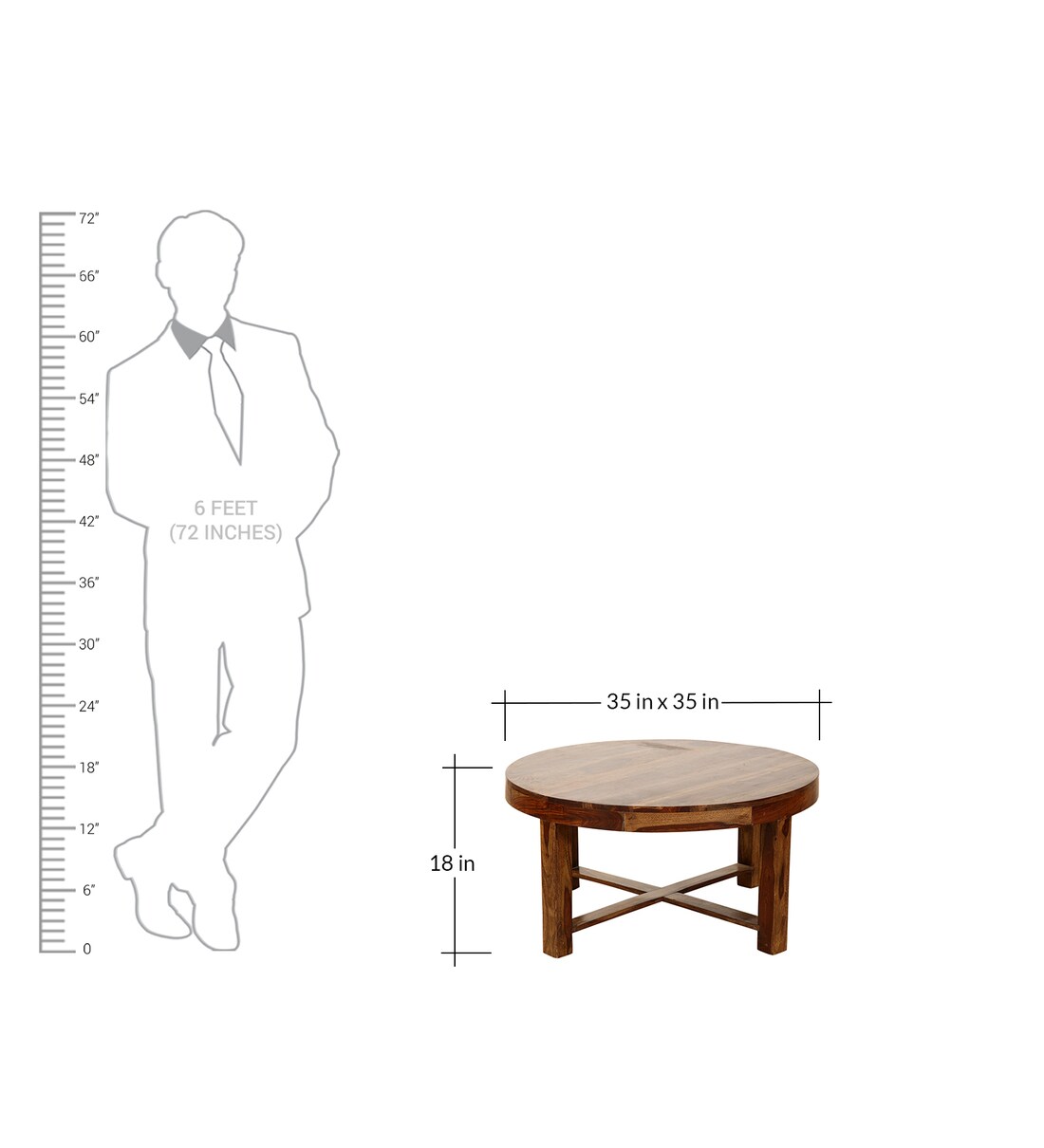 Buy Vega Coffee Table With Stools In Honey Finish By Trendsbee Online