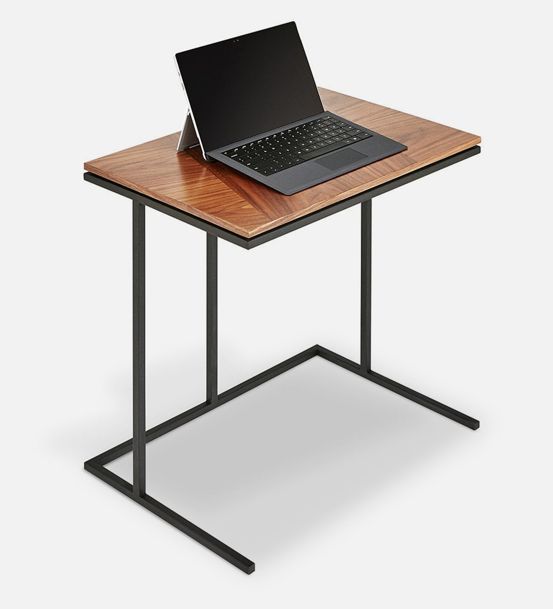 Buy Vento Metal CShape End Table in Brown & Black Finish by Ventuos