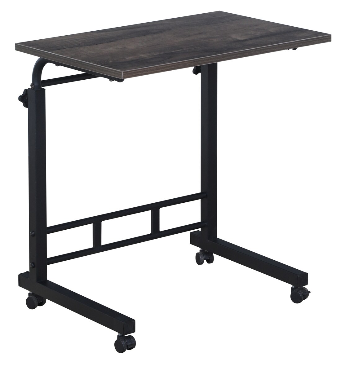 Buy Verto Small Height Adjustable Study Table in Asian Dark Finish by