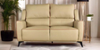 Venice Leather 2 Seater Sofa in Buff Colour