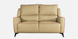 Venice Leather 2 Seater Sofa in Buff Colour