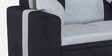 Ventura Fabric 2 Seater Sofa in Grey Colour