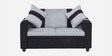 Ventura Fabric 2 Seater Sofa in Grey Colour