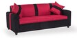 Ventura 3 Seater Sofa in Red Colour