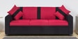 Ventura 3 Seater Sofa in Red Colour
