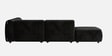 Verona Luxe Sectional Sofa In Black Color