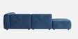 Verona Luxe Sectional Sofa In Blue Color